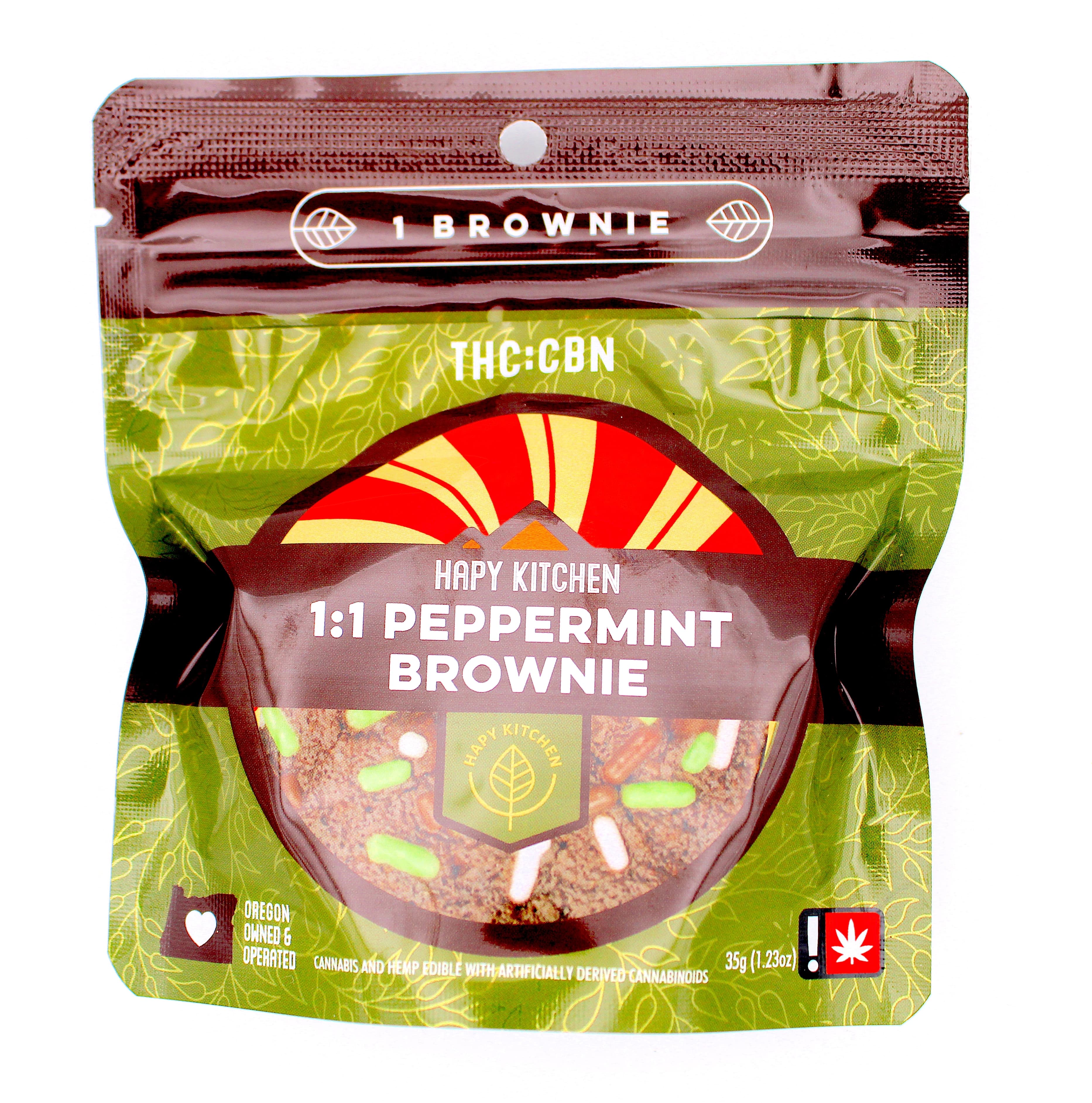 THCA 1:1 Peppermint Brownie (100mg)